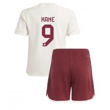 Bayern Munich Harry Kane #9 Tredjeställ Barn 2023-24 Korta ärmar (+ Korta byxor)